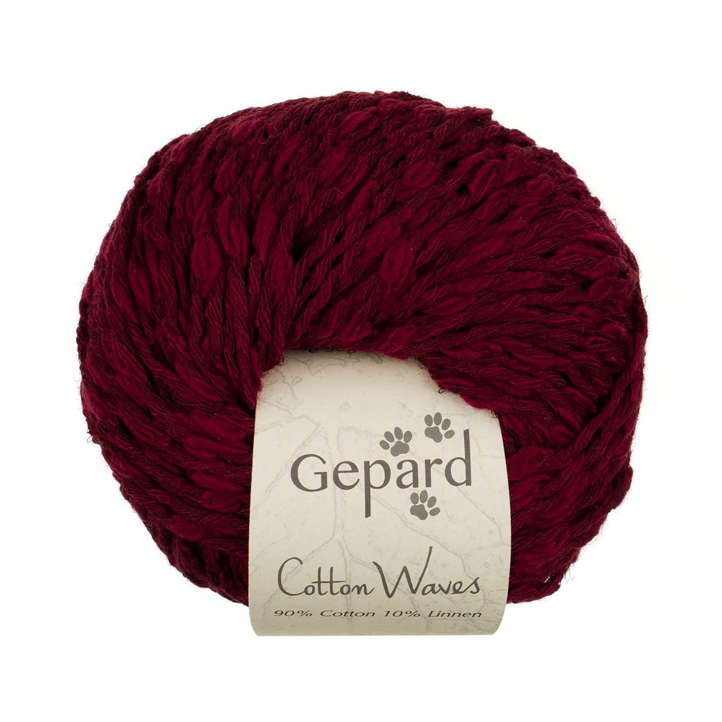 Pelote de Cotton Waves de Gepard Garn coloris 472 Deep Cherry