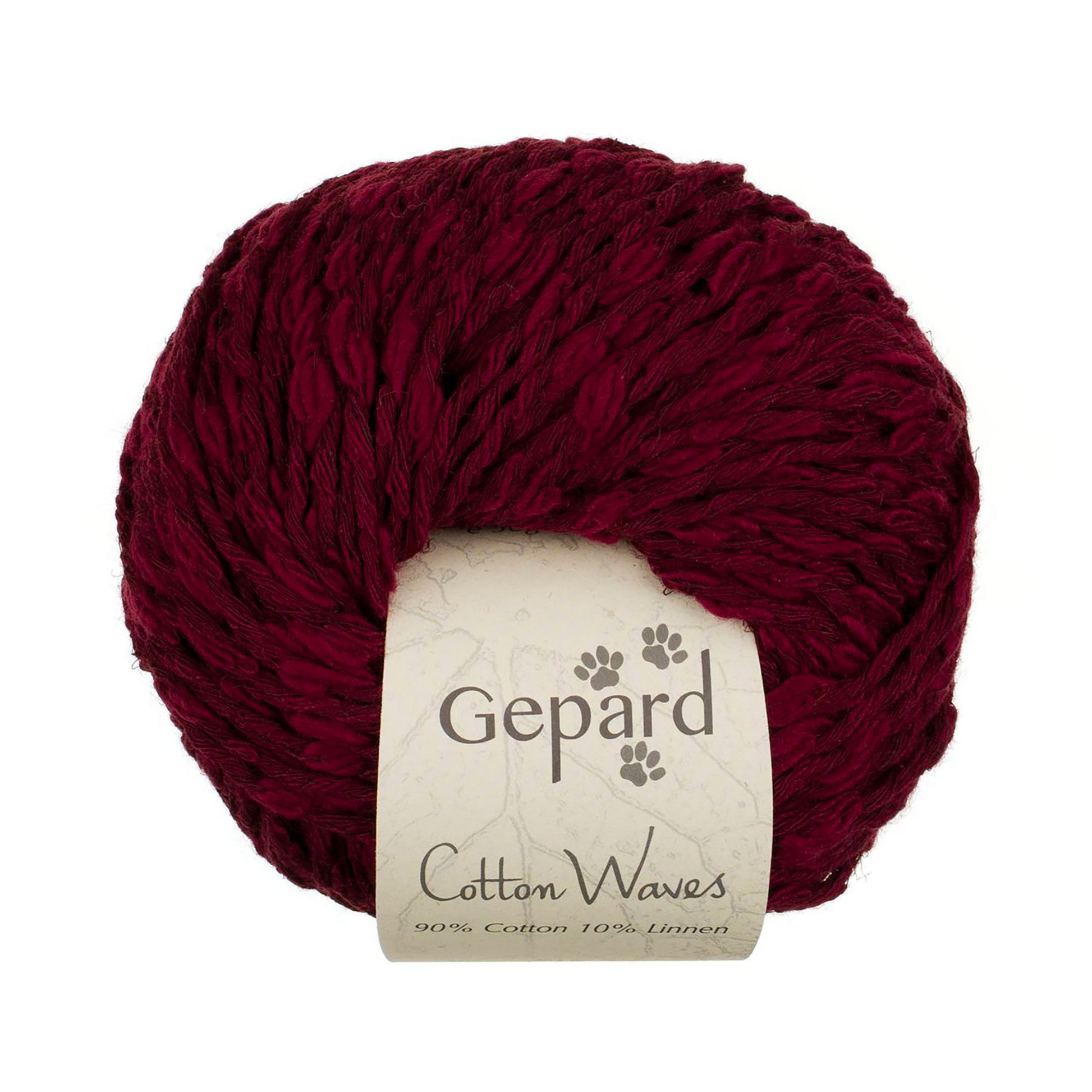 Pelote de Cotton Waves de Gepard Garn coloris 472 Deep Cherry