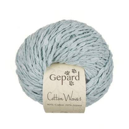 Pelote de Cotton Waves de Gepard Garn coloris 712 Soft Ice Blue
