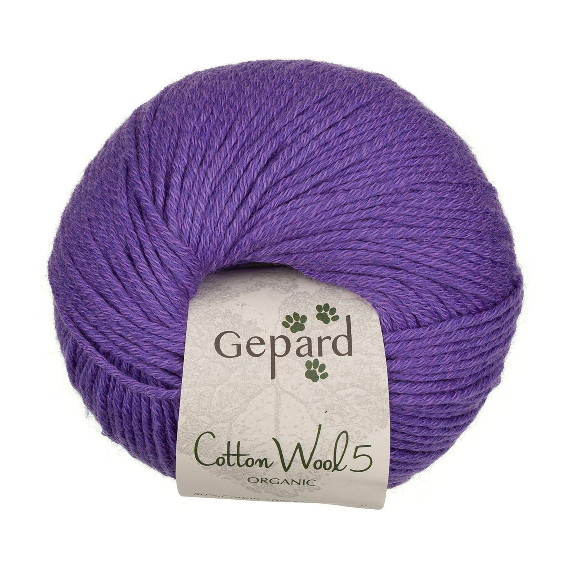 CottonWool 5 Organic de Gepard Garn coloris 620 Majestic Lavender
