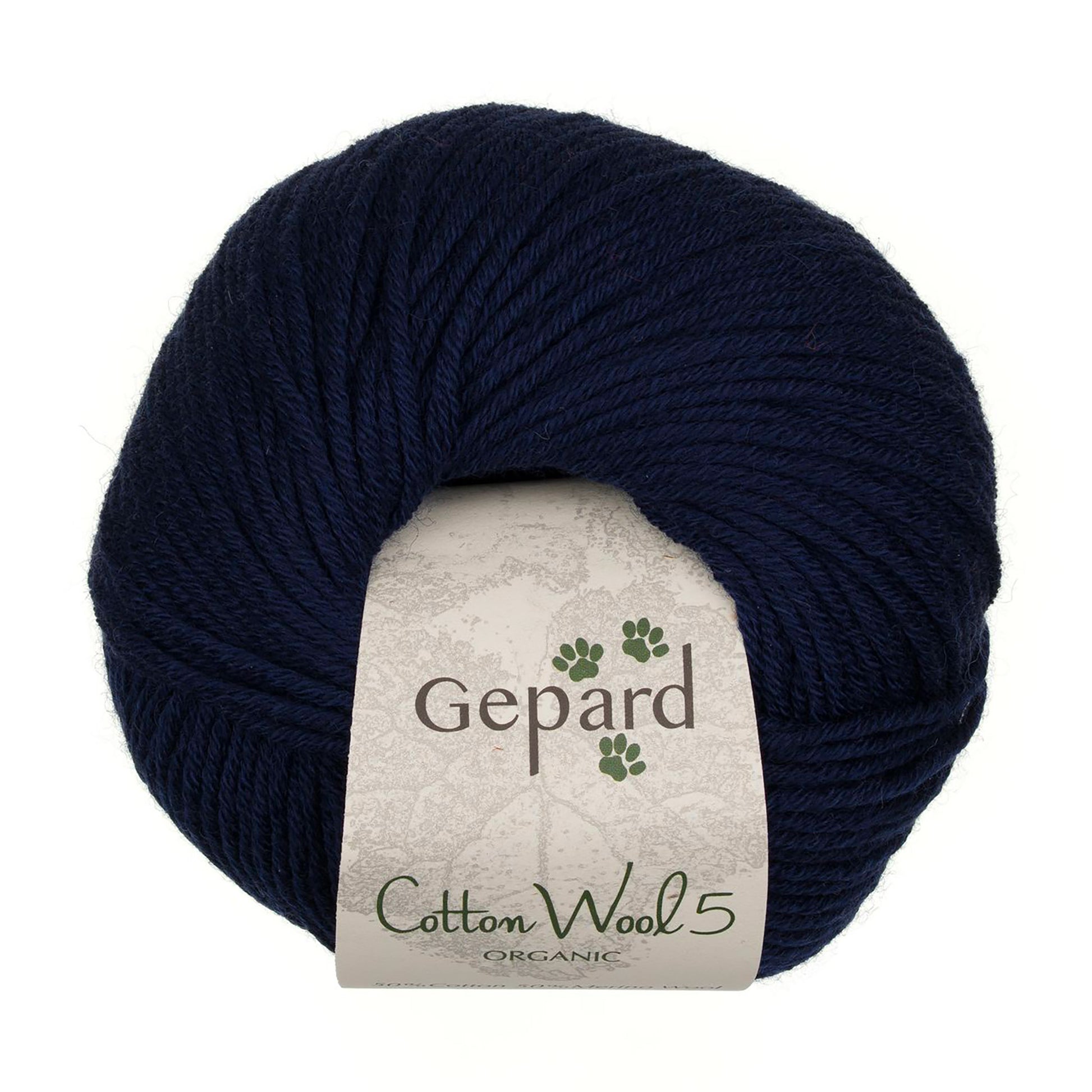 CottonWool 5 Organic de Gepard Garn coloris 760 Midnight Blue