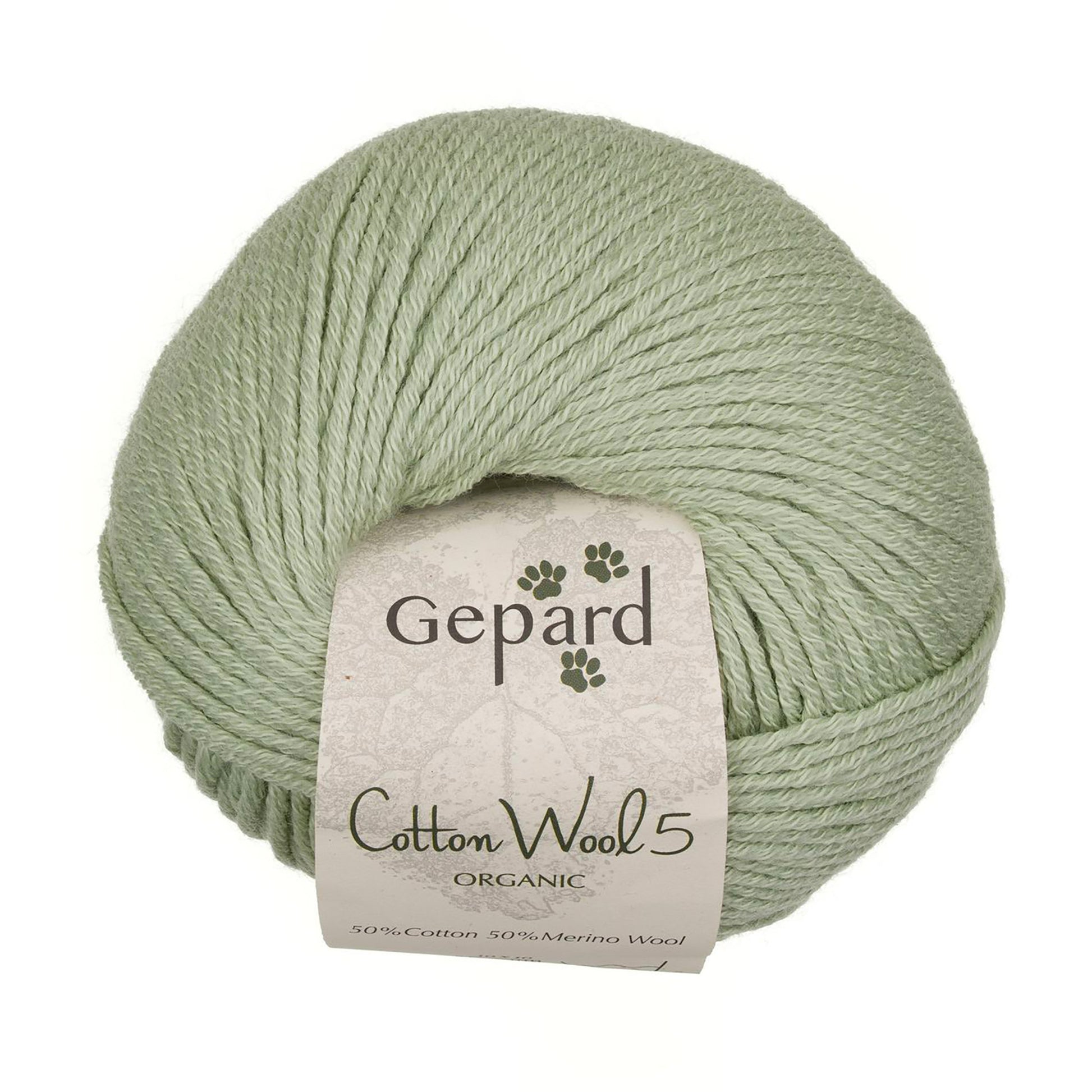 CottonWool 5 Organic de Gepard Garn coloris 810 Creamy Lime
