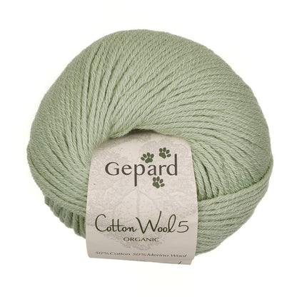 CottonWool 5 Organic de Gepard Garn coloris 810 Creamy Lime