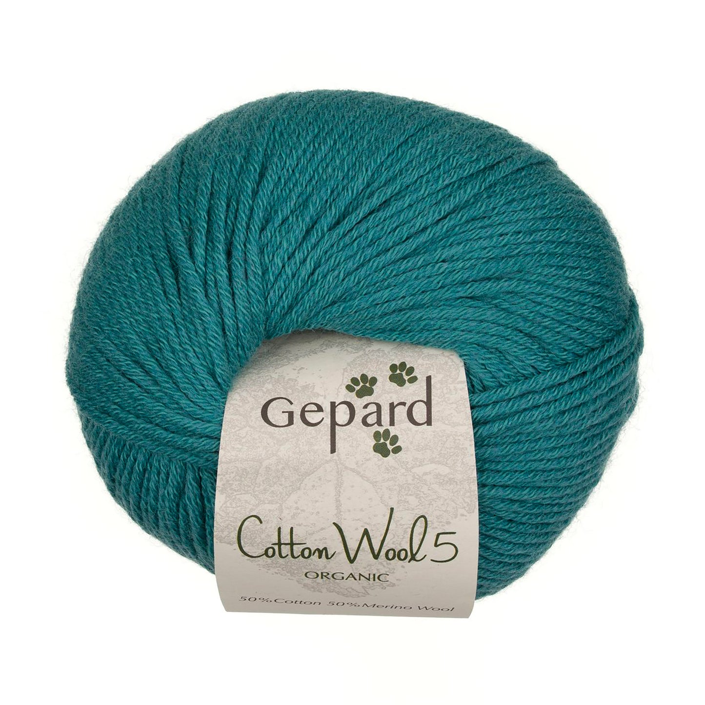 CottonWool 5 Organic de Gepard Garn coloris 819 Emerald Sea