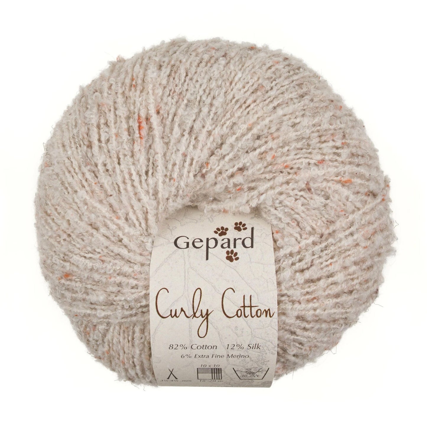 Pelote de Cotton Curly de Gepard Garn coloris 102 Natural