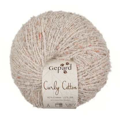 Pelote de Cotton Curly de Gepard Garn coloris 102 Natural