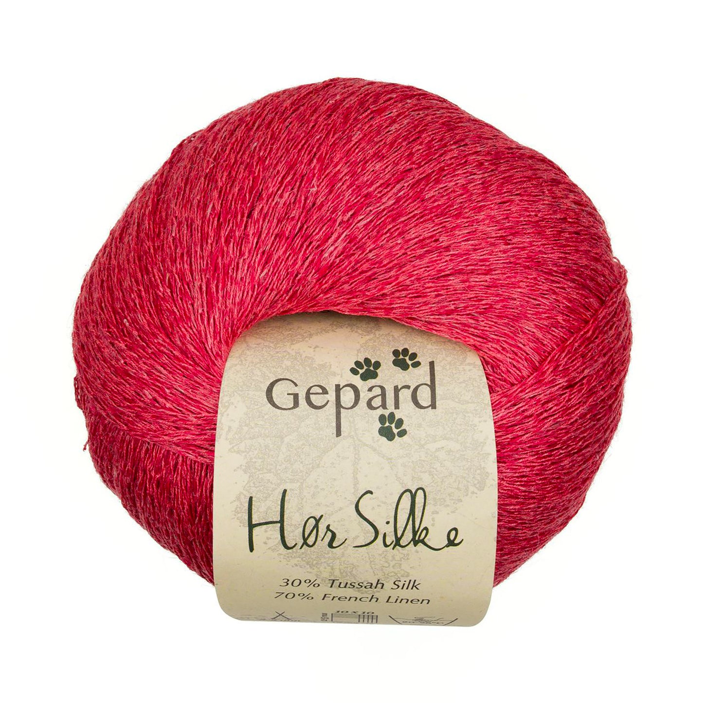 Pelote de Hør Silke de Gepard Garn coloris  332 Raspberry