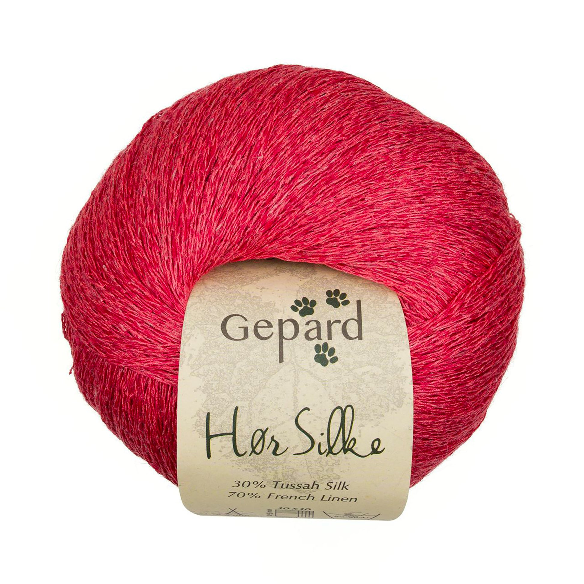 Pelote de Hør Silke de Gepard Garn coloris  332 Raspberry