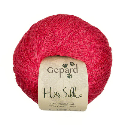 Pelote de Hør Silke de Gepard Garn coloris  332 Raspberry