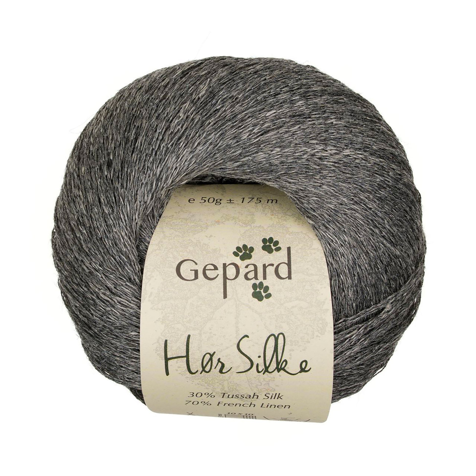 Pelote de Hør Silke de Gepard Garn coloris  540 Antique Silver