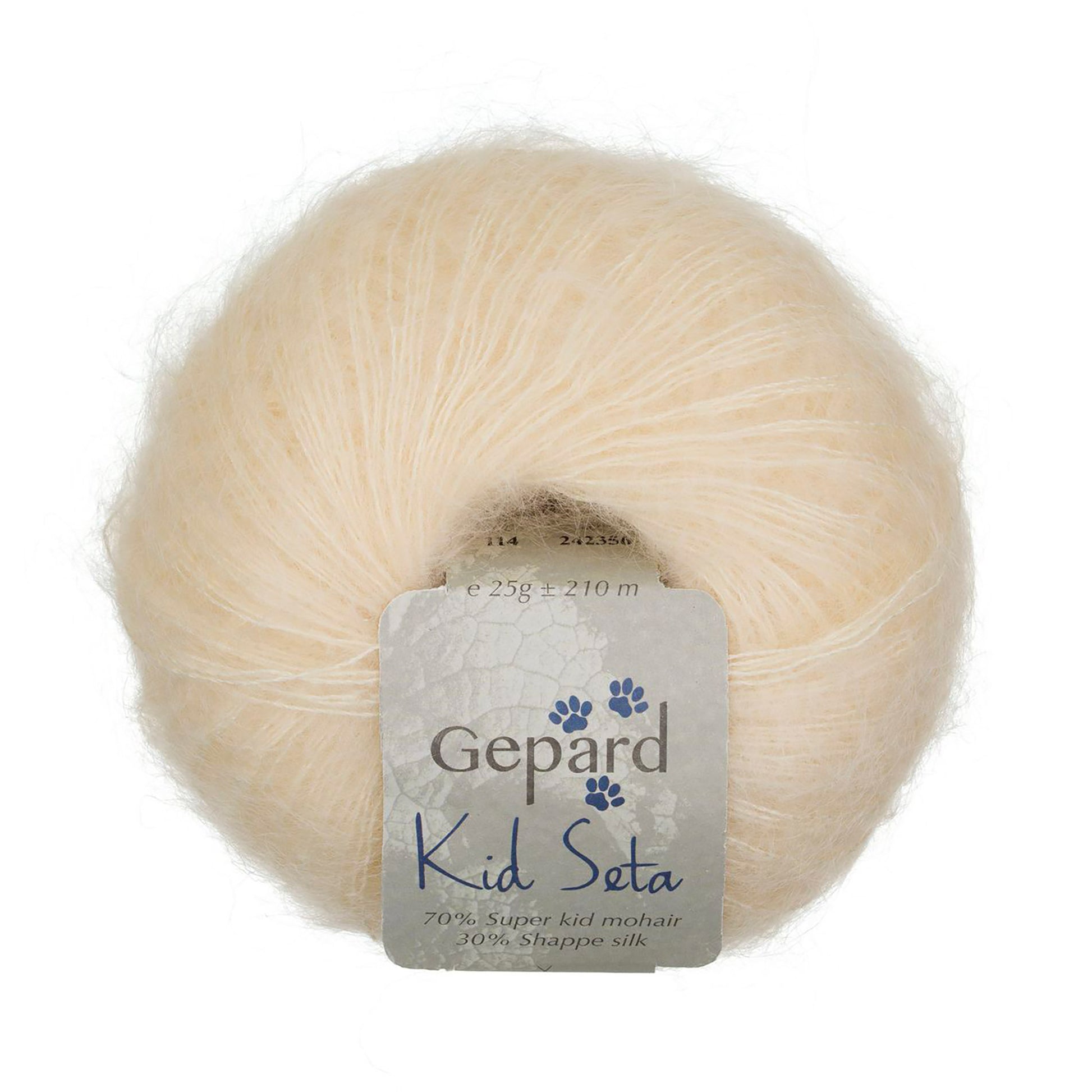Kid Seta de Gepard Garn coloris 114 Pastel Yellow