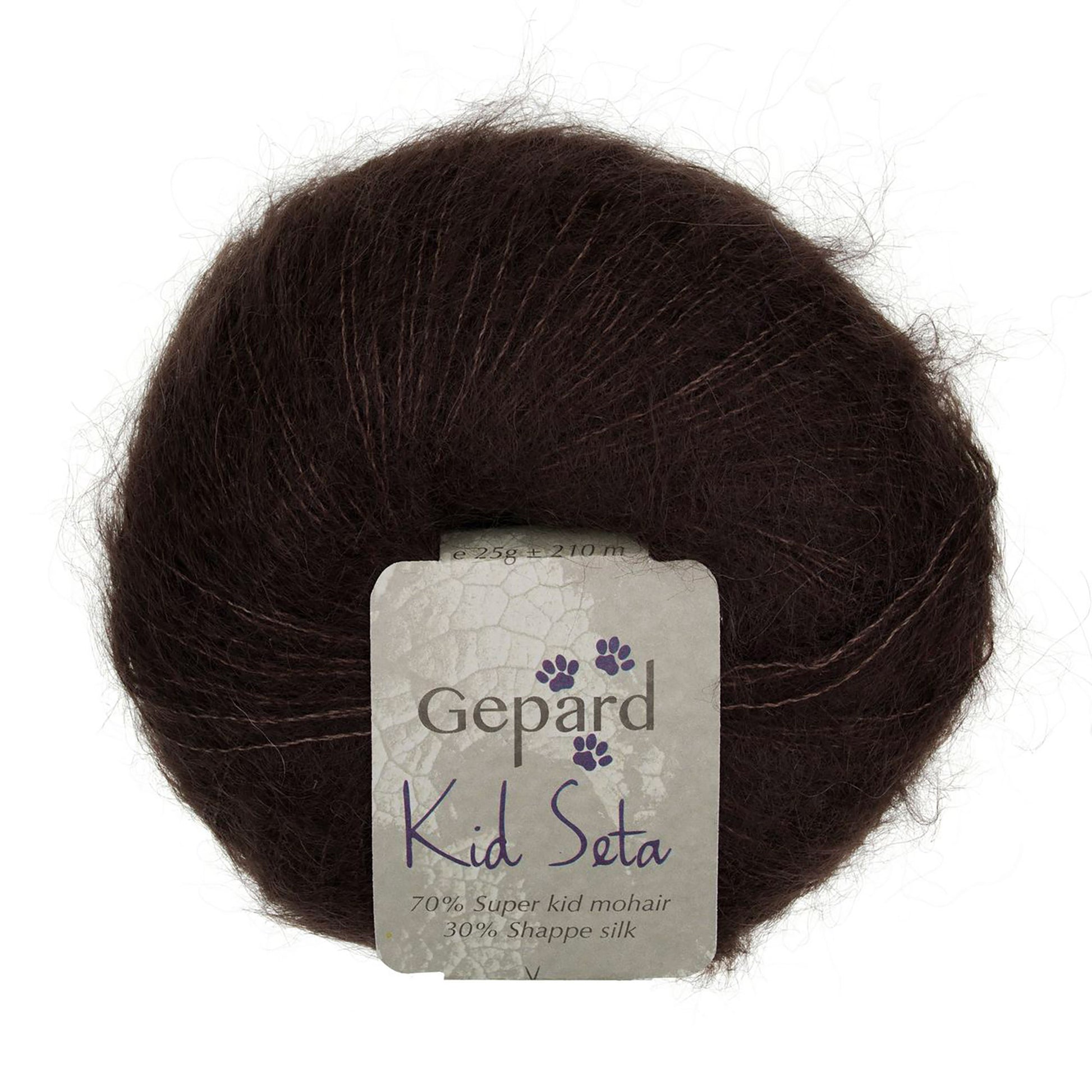 Kid Seta de Gepard Garn coloris 196 Coffee