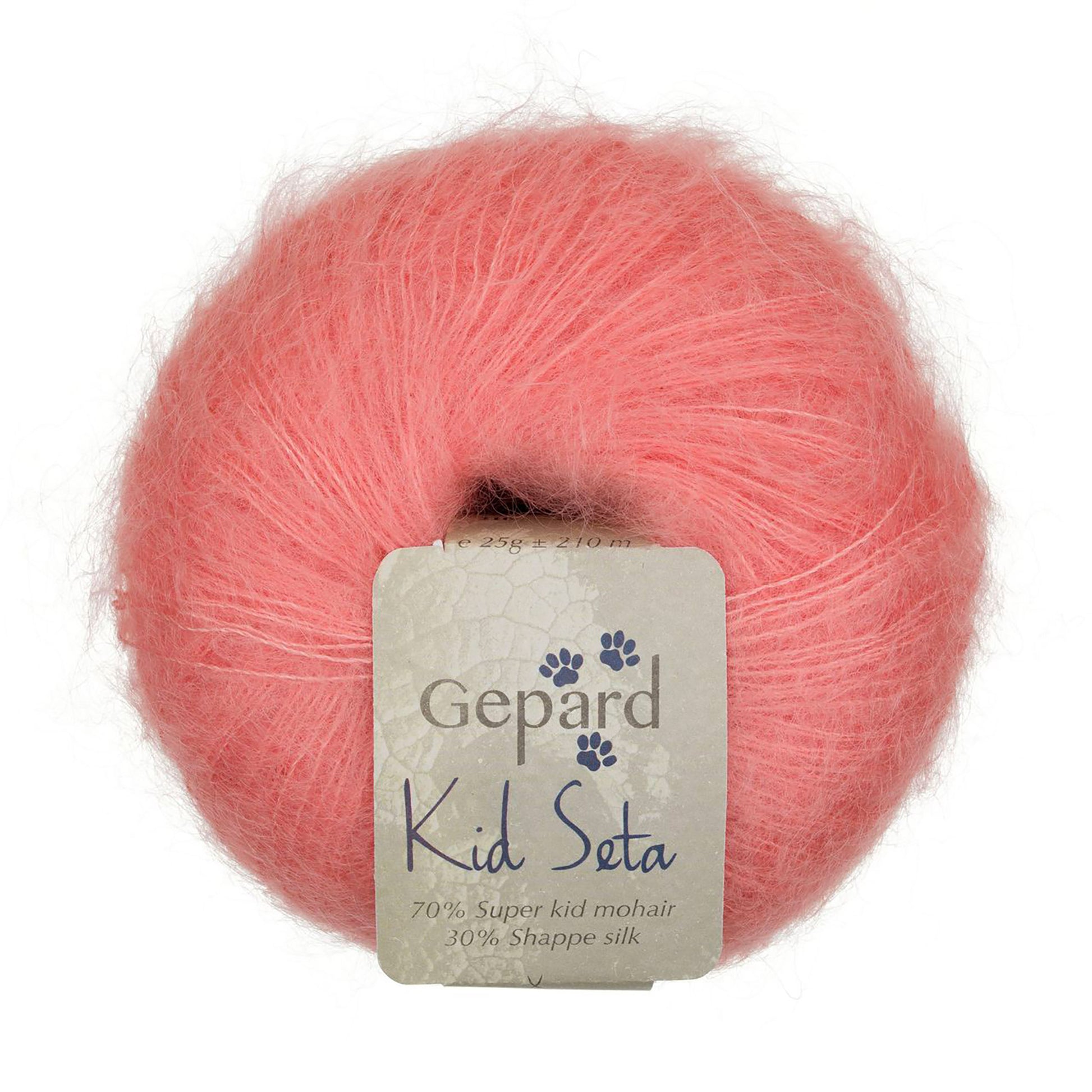 Kid Seta de Gepard Garn coloris 210 Coral