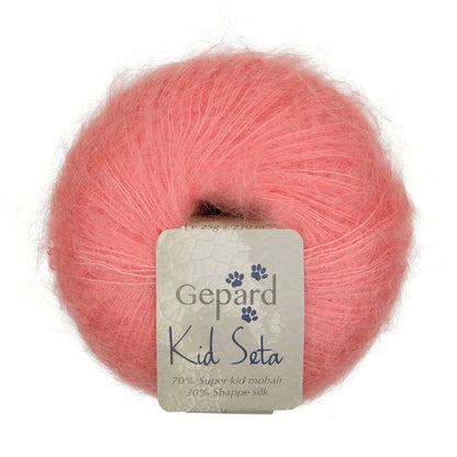 Kid Seta de Gepard Garn coloris 210 Coral