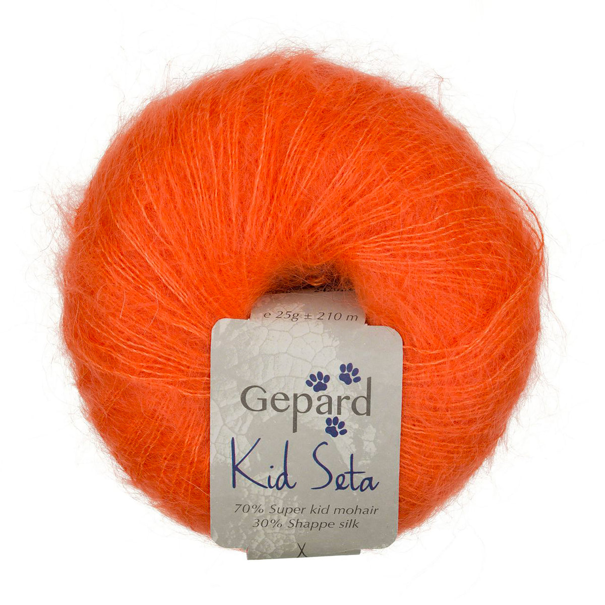 Kid Seta de Gepard Garn coloris 230 Rusty Orange