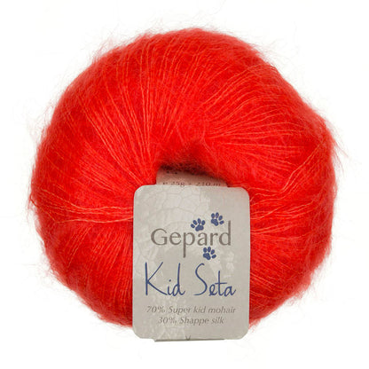 Kid Seta de Gepard Garn coloris 232 Orangerie
