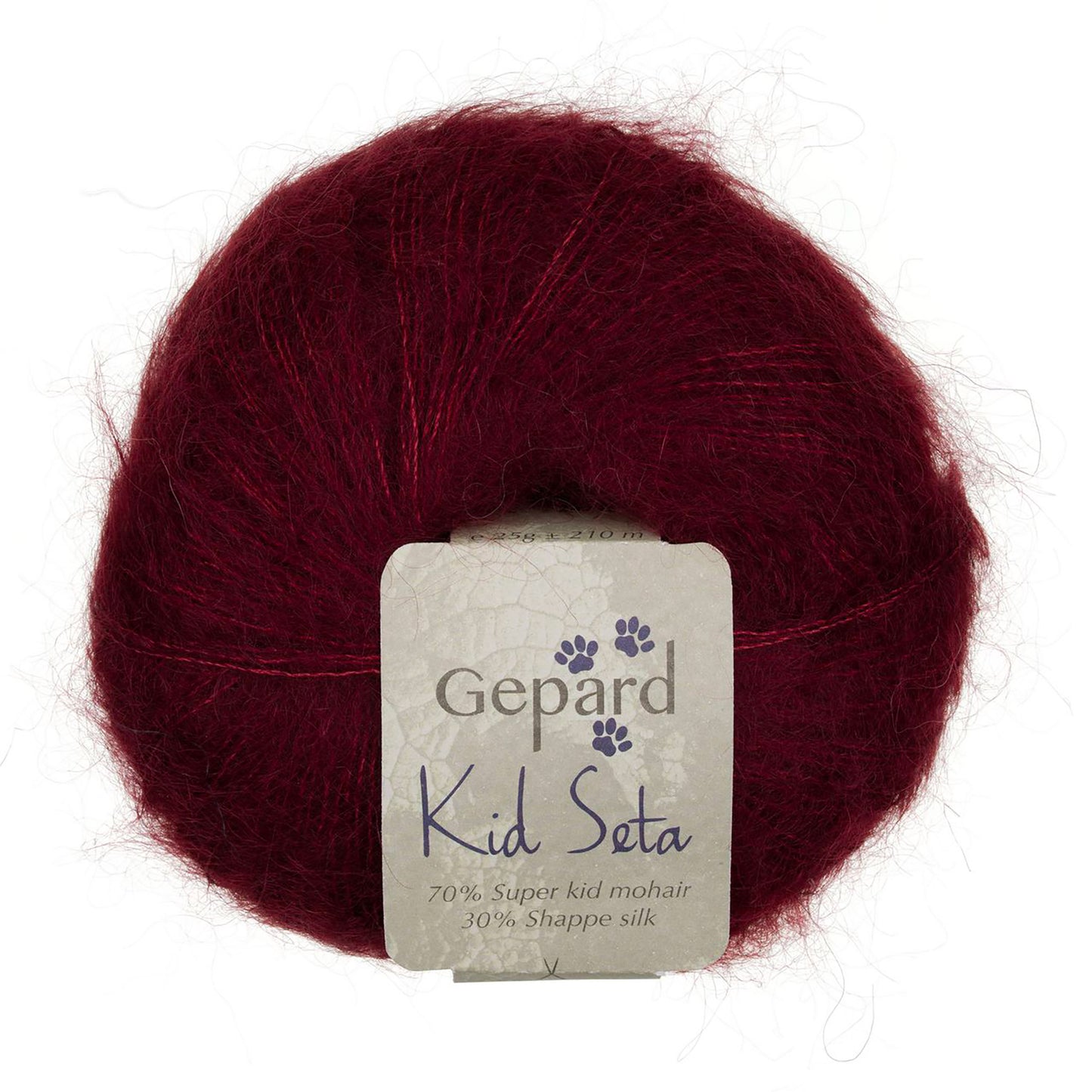 Kid Seta de Gepard Garn coloris 472 Bordeaux