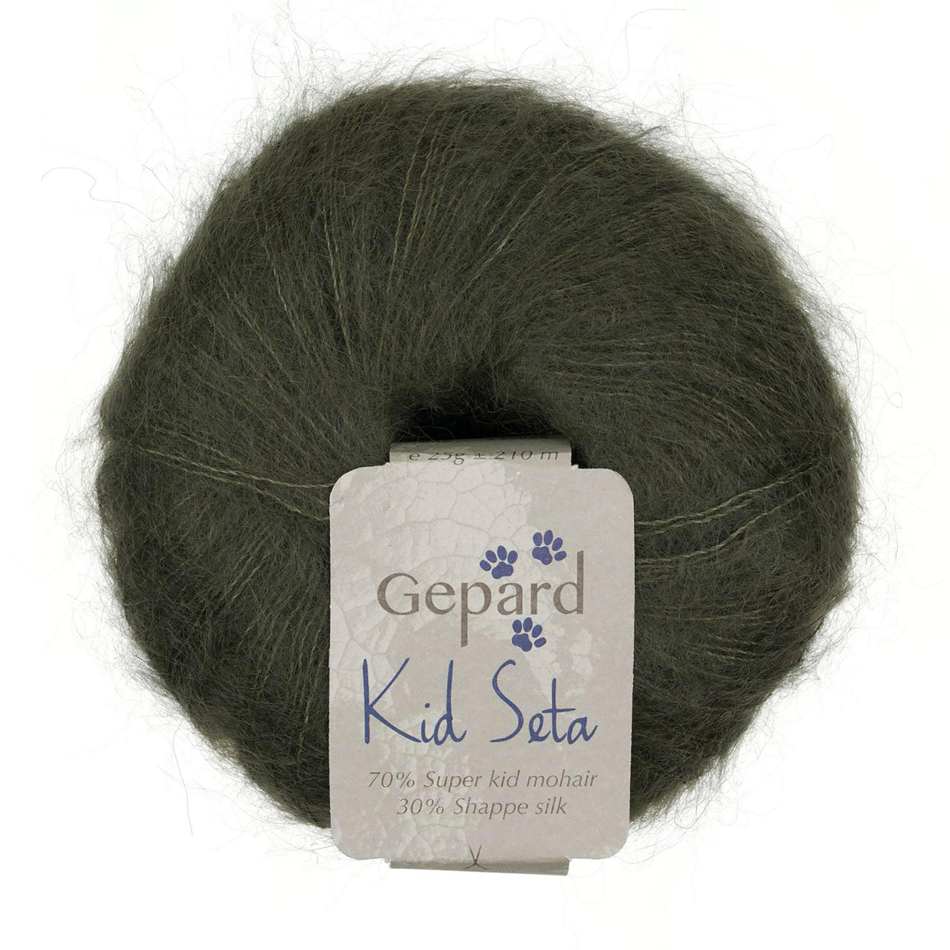 Kid Seta de Gepard Garn coloris 886 Dark Fern