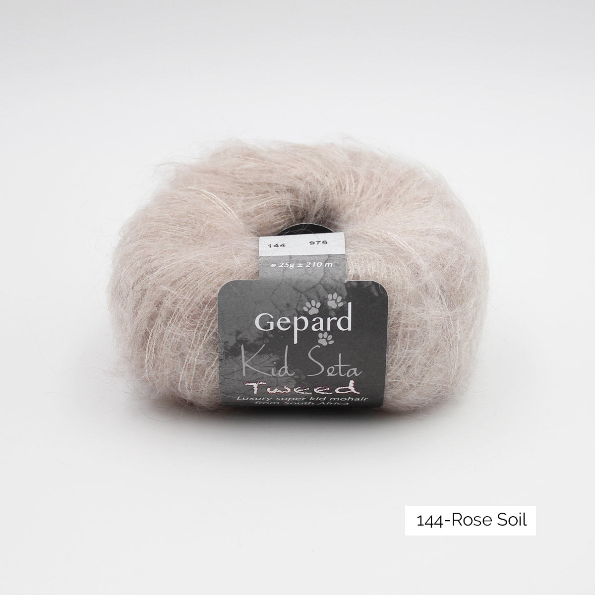 Kid Seta Tweed de Gepard Garn coloris T144 Rose Soil