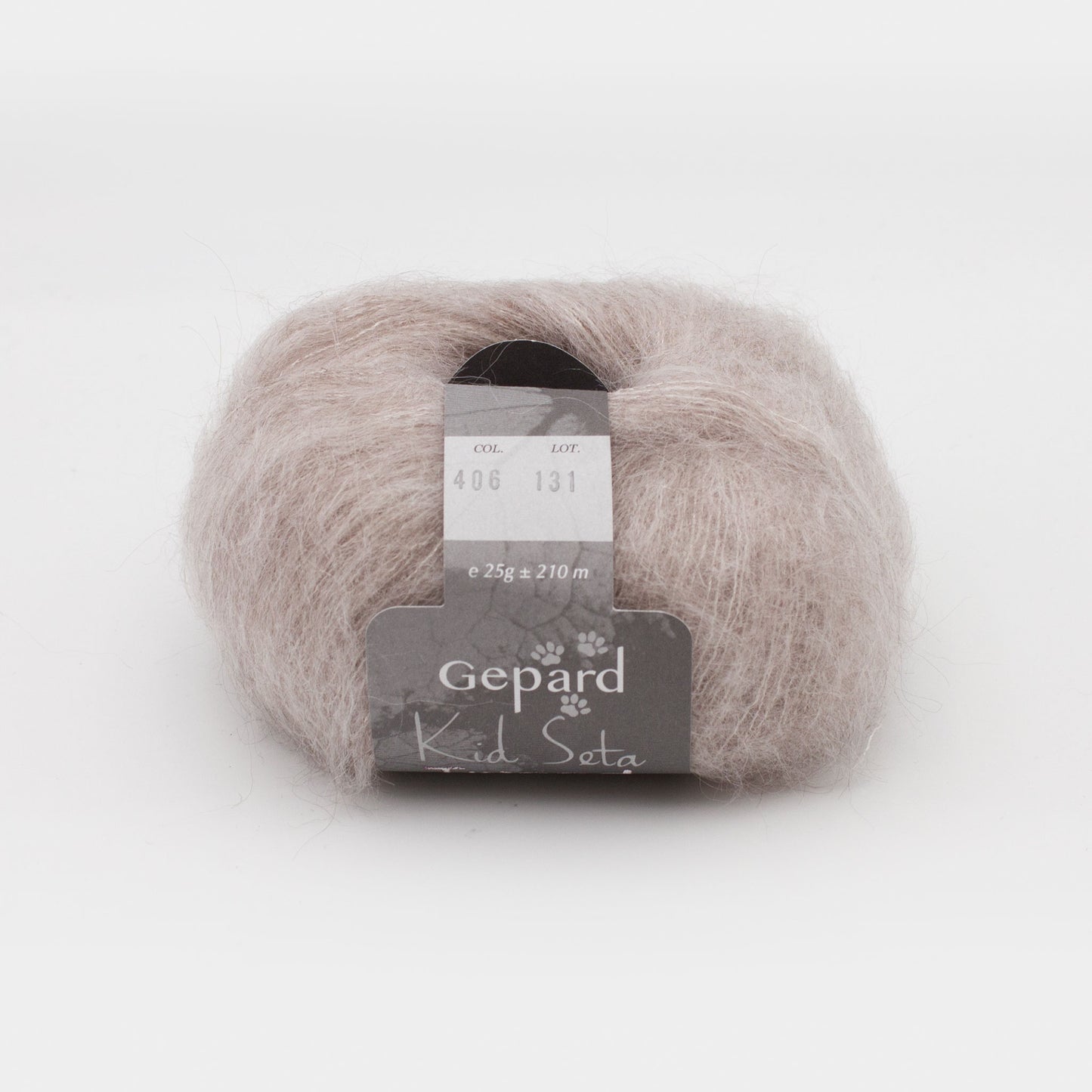 Pelote de Kid Seta Tweed de Gepard Garn coloris T406 Beige