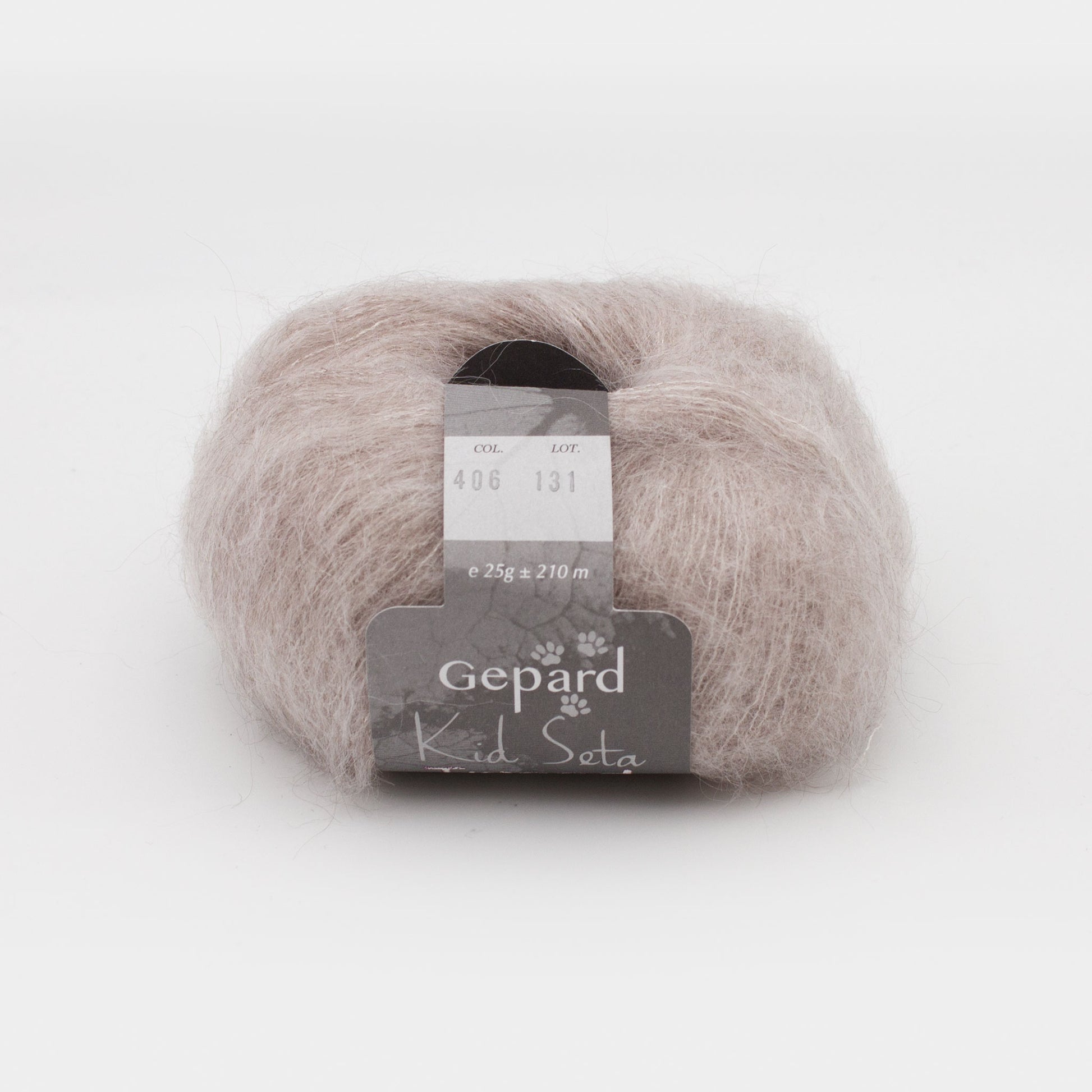 Pelote de Kid Seta Tweed de Gepard Garn coloris T406 Beige