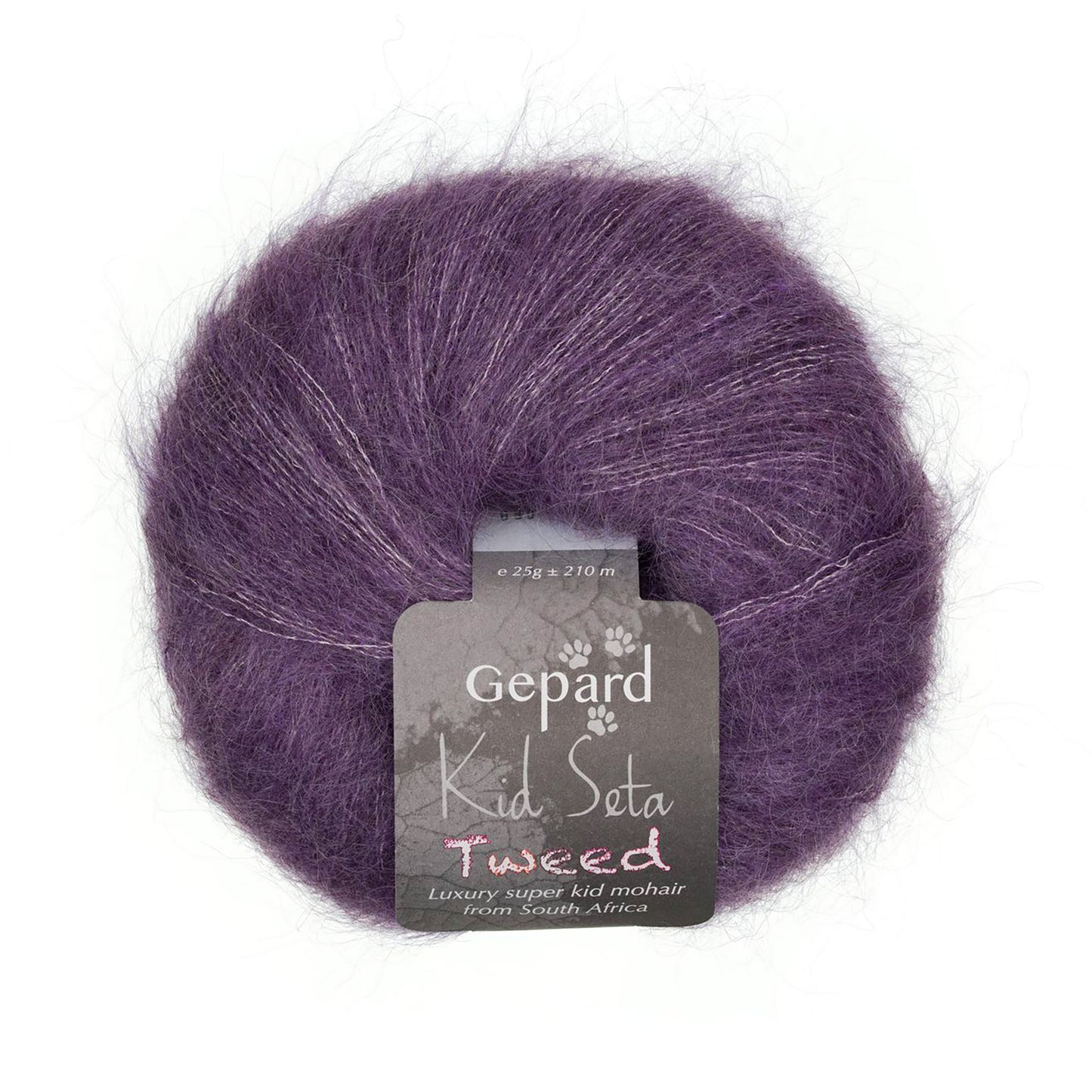 Kid Seta Tweed de Gepard Garn coloris T680 Princesse Syren