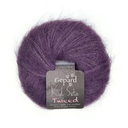 Kid Seta Tweed de Gepard Garn coloris T680 Princesse Syren