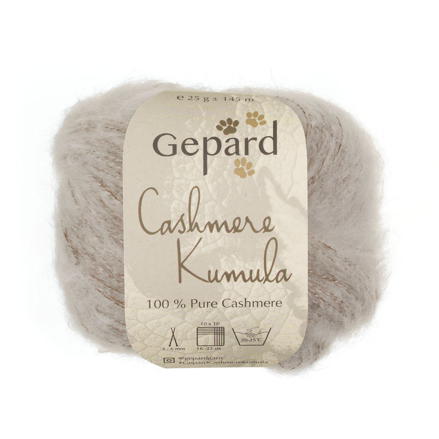 Pelote de Cashmere Kumula de Gepard Garn coloris 143 Sand