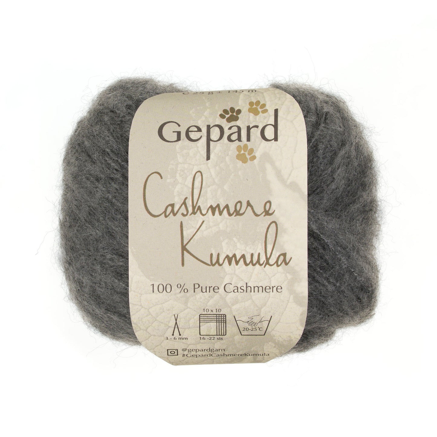 Pelote de Cashmere Kumula de Gepard Garn coloris 540 Grey