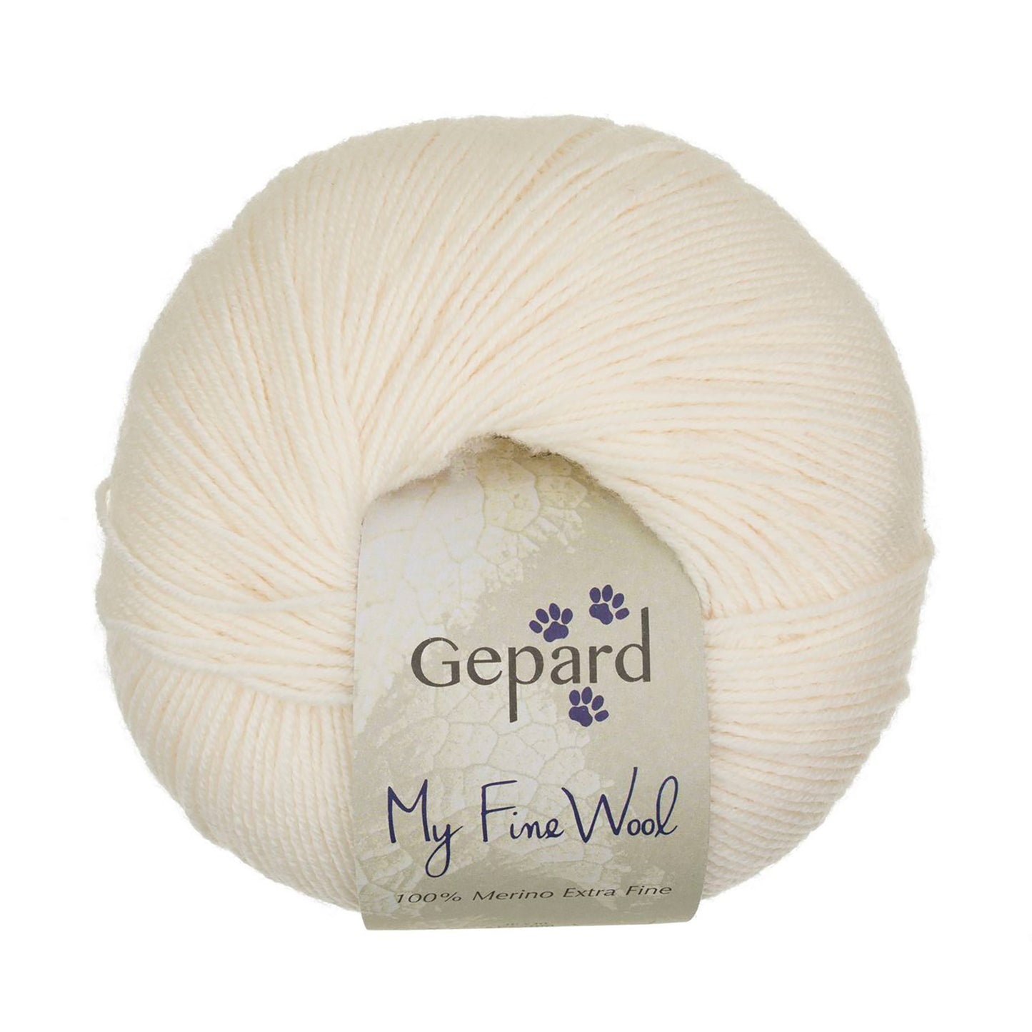 My Fine Wool de Gepard Garn coloris 101 Cream