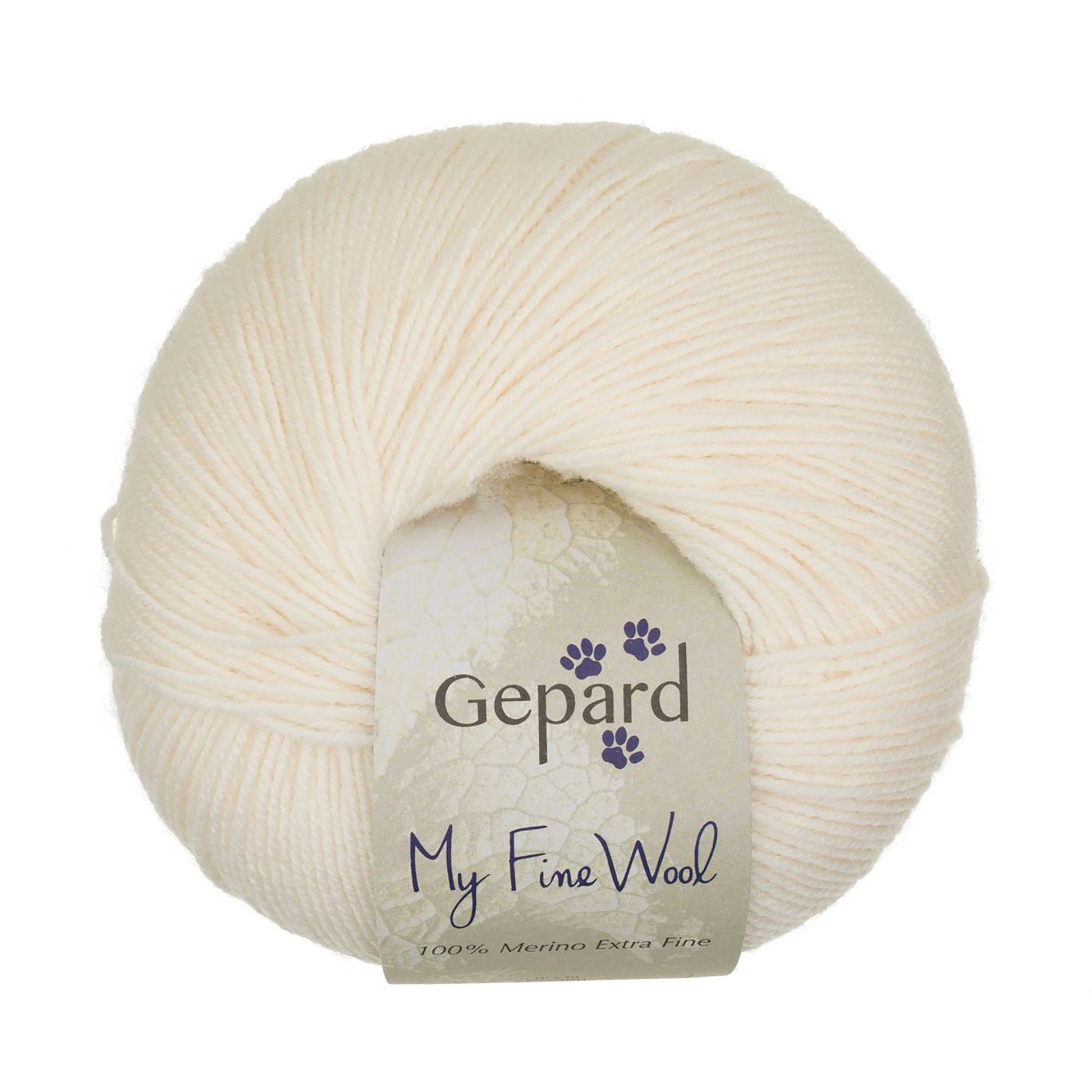 My Fine Wool de Gepard Garn coloris 101 Cream