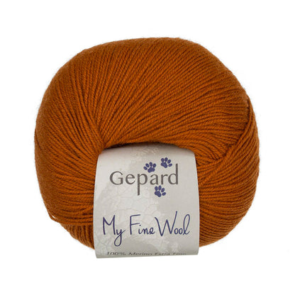 My Fine Wool de Gepard Garn coloris 160 Brandy