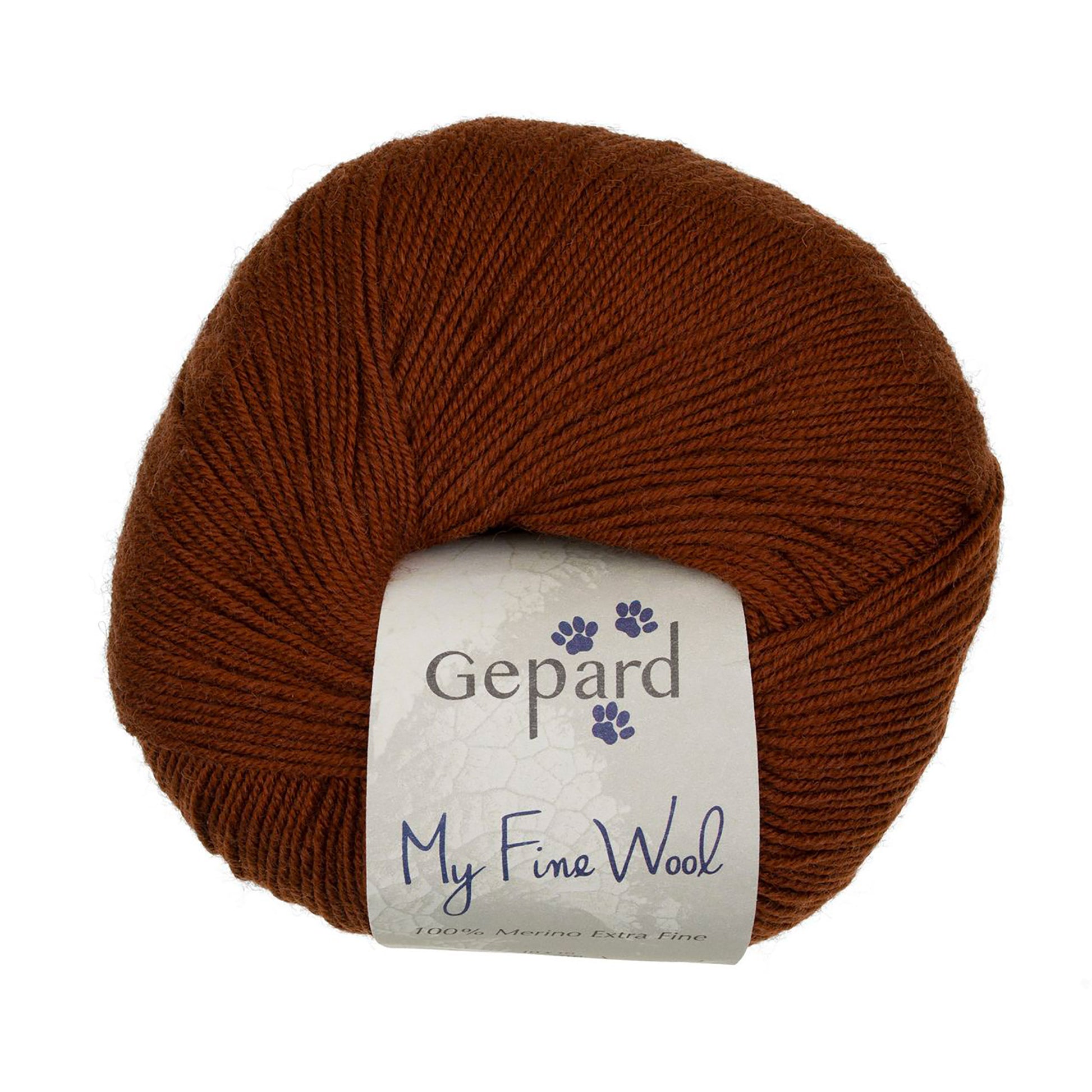 My Fine Wool de Gepard Garn coloris 164 Chestnut