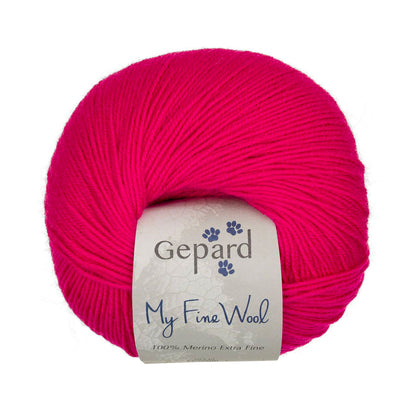 My Fine Wool de Gepard Garn coloris 434 Fuchsia