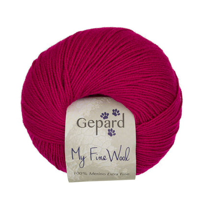My Fine Wool de Gepard Garn coloris 454 Cherry