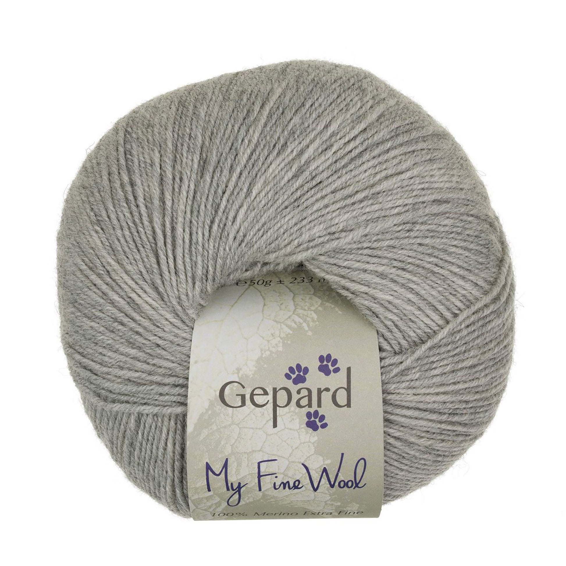 My Fine Wool de Gepard Garn coloris 530 Light Grey