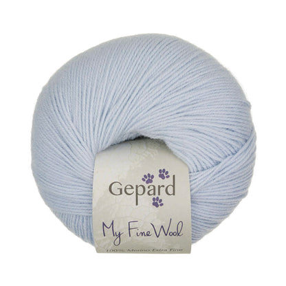 My Fine Wool de Gepard Garn coloris 716 Powder Blue