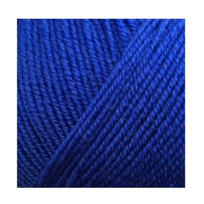 Texture et couleur d'une pelote de mérinos My Fine Wool de Gepard Garn, coloris 750 Cobalt Blue