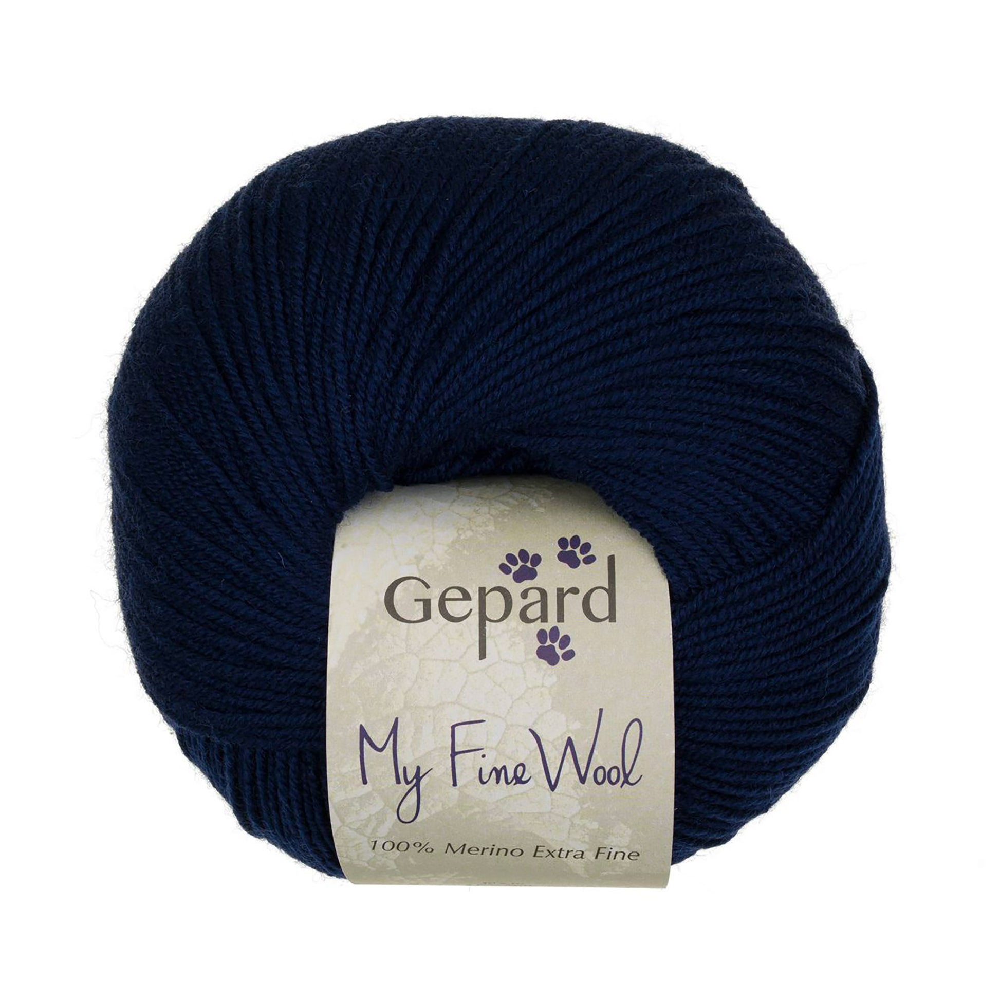 My Fine Wool de Gepard Garn coloris 778 Midnight Blue