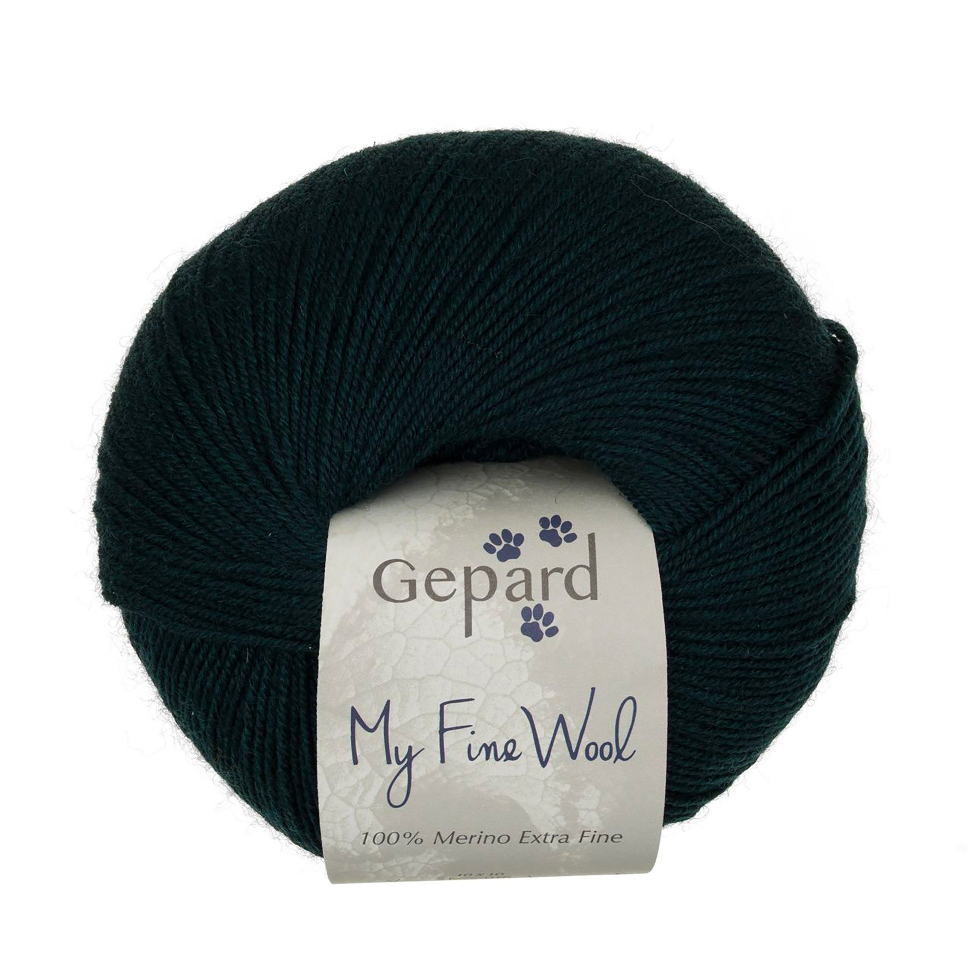 My Fine Wool de Gepard Garn coloris 882 Midnight Green
