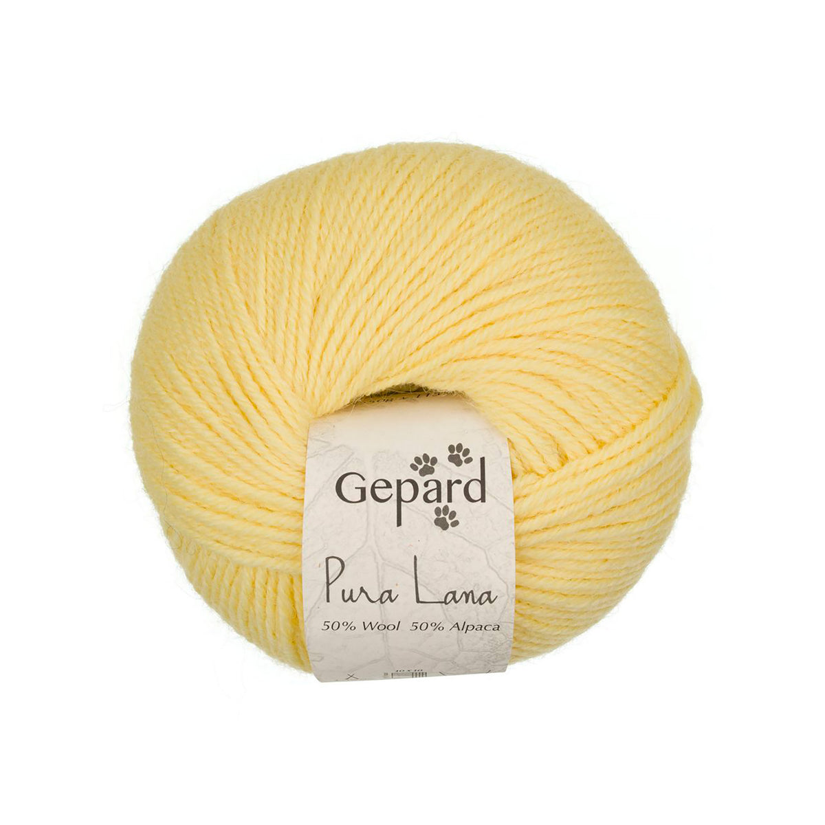 Pura Lana de Gepard Garn coloris 122 Mellow Yellow