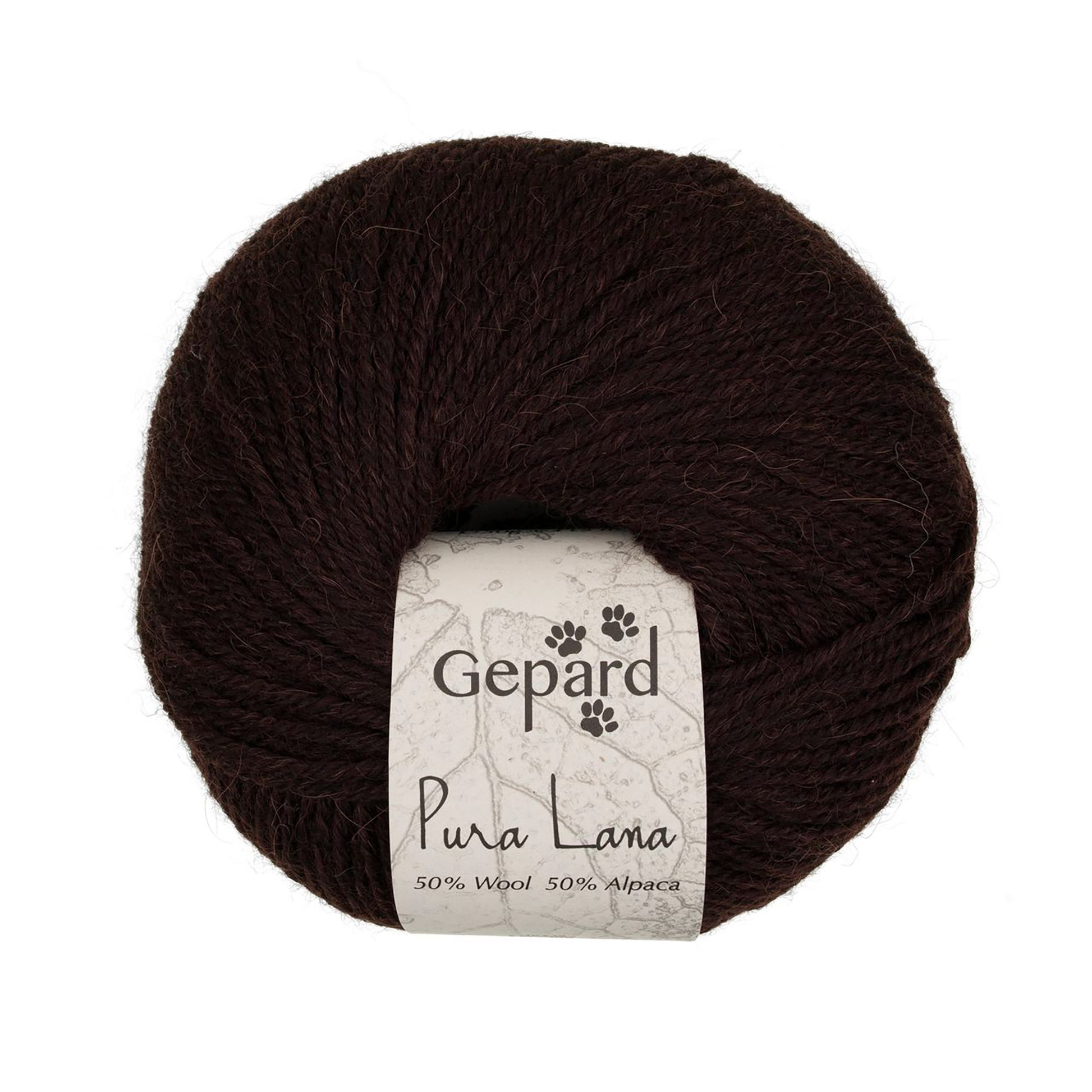 Pura Lana de Gepard Garn coloris 192 Chocolate