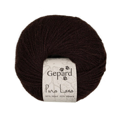 Pura Lana de Gepard Garn coloris 192 Chocolate