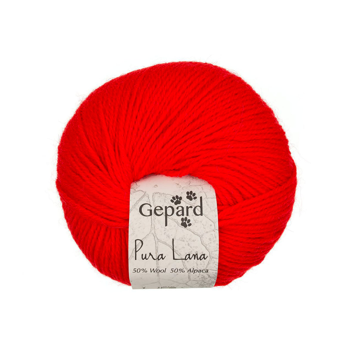 Pura Lana de Gepard Garn coloris 329 Bright Red