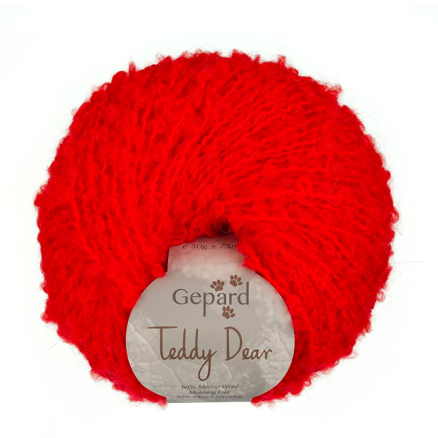 Teddy Dear de Gepard Garn coloris 330 Bright Red