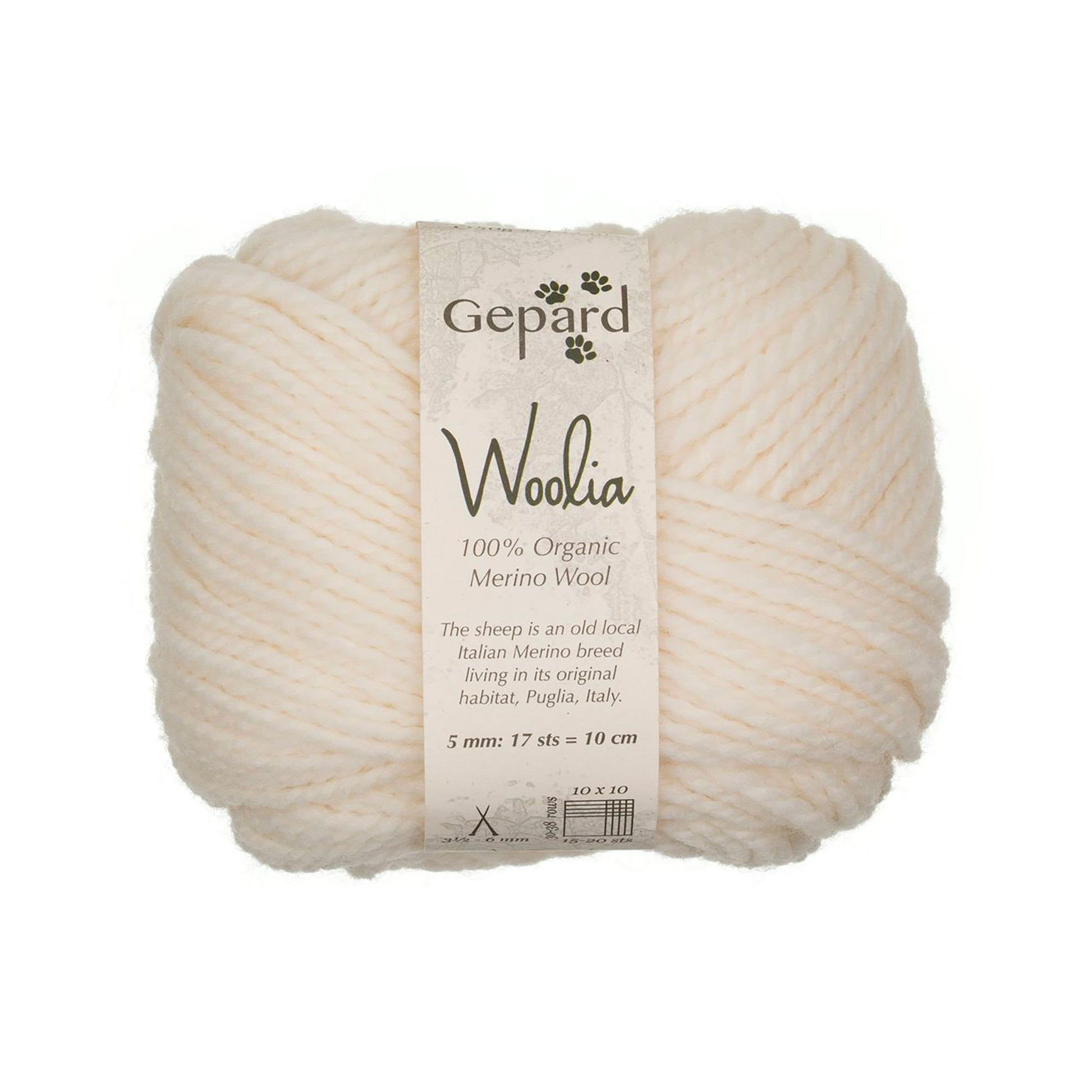 Woolia de Gepard Garn coloris 101 Cream