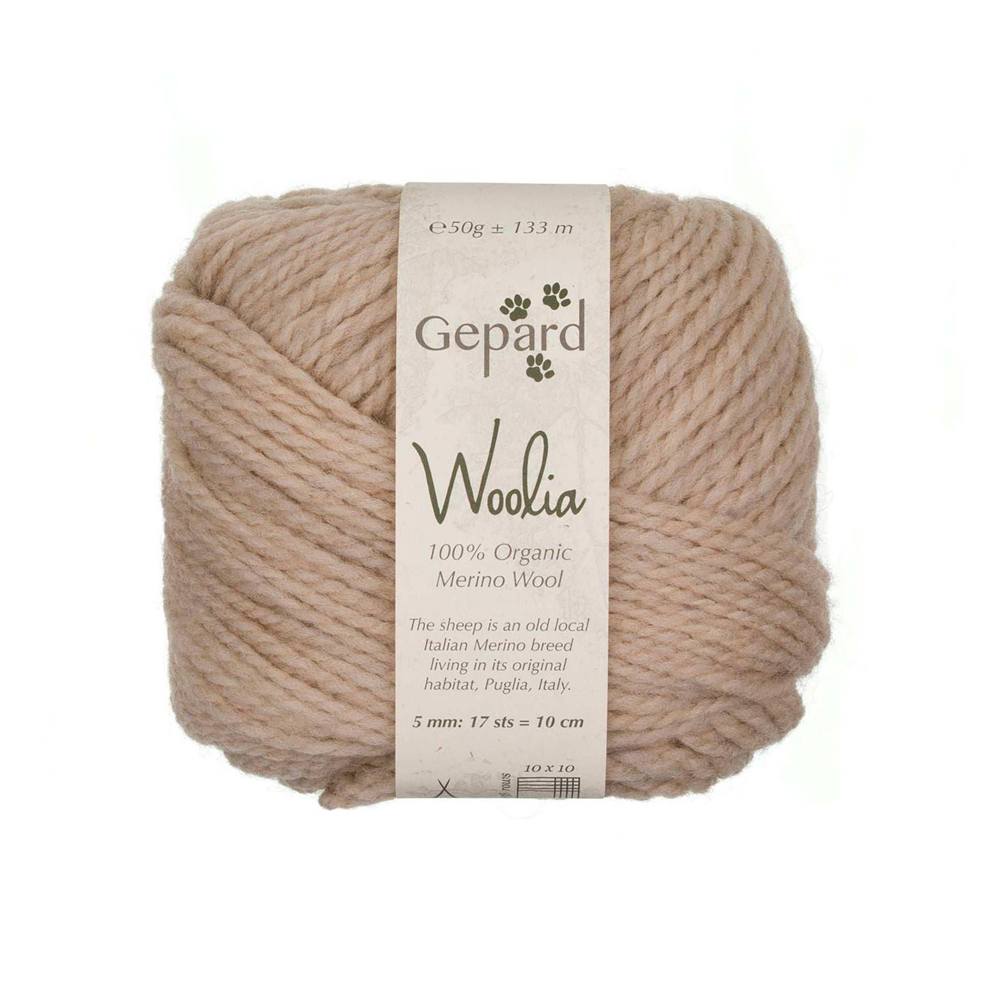 Woolia de Gepard Garn coloris 1420 Sand