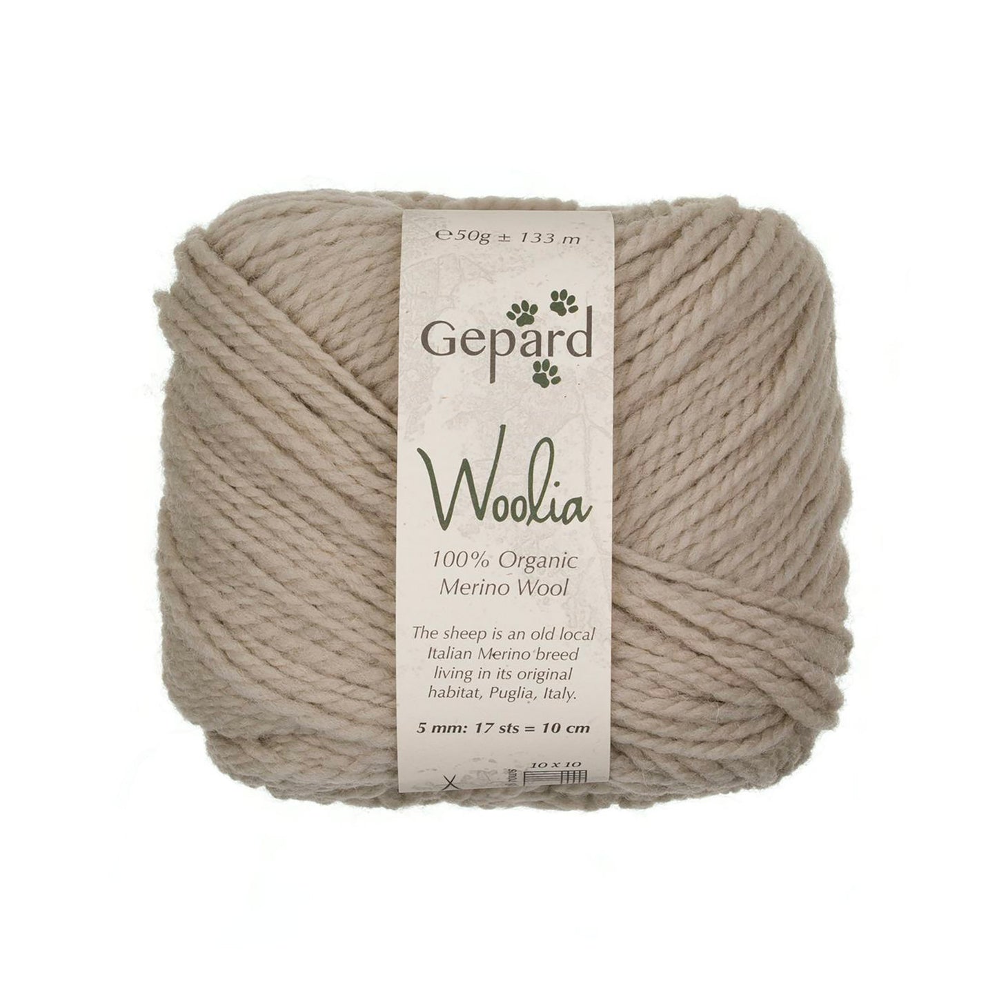 Pelote de Woolia de Gepard Garn coloris 530 Feather Grey