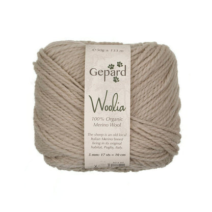 Pelote de Woolia de Gepard Garn coloris 530 Feather Grey