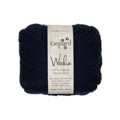 Pelote de Woolia de Gepard Garn coloris 780 Blue Night